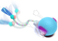 GlowPounce Interactive Rolling Ball Toy for Indoor Cats & Small Dogs – Motion-Activated Smart Moving Ball with LED Lights – Rechargeable Automatic Play Toy for Cats, Kittens & Puppies, Blue